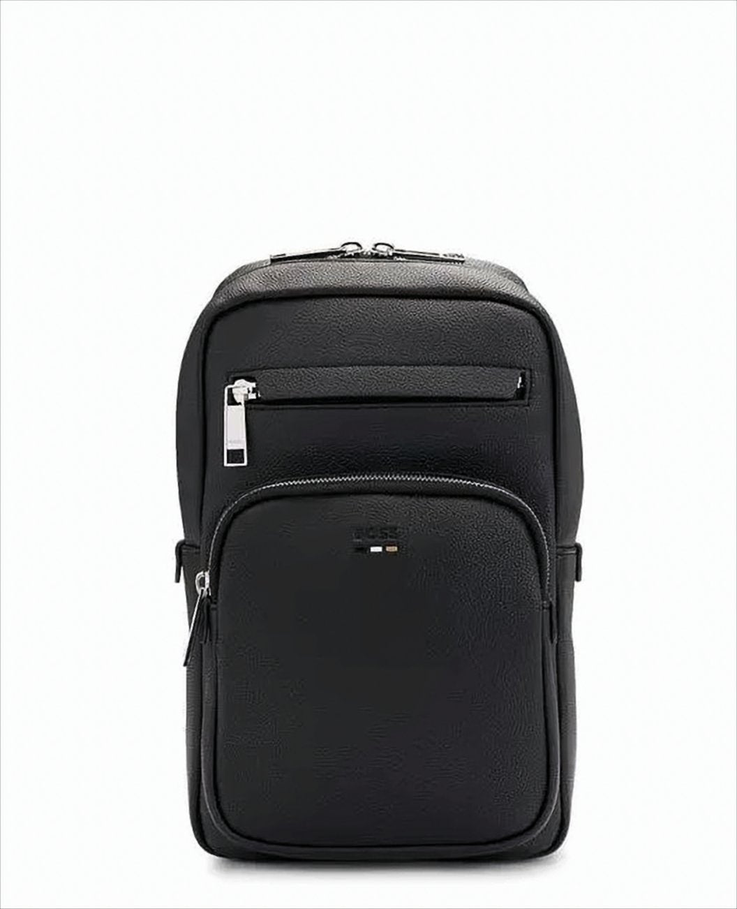 Compact Structured Belt Bag With Zipper Closure