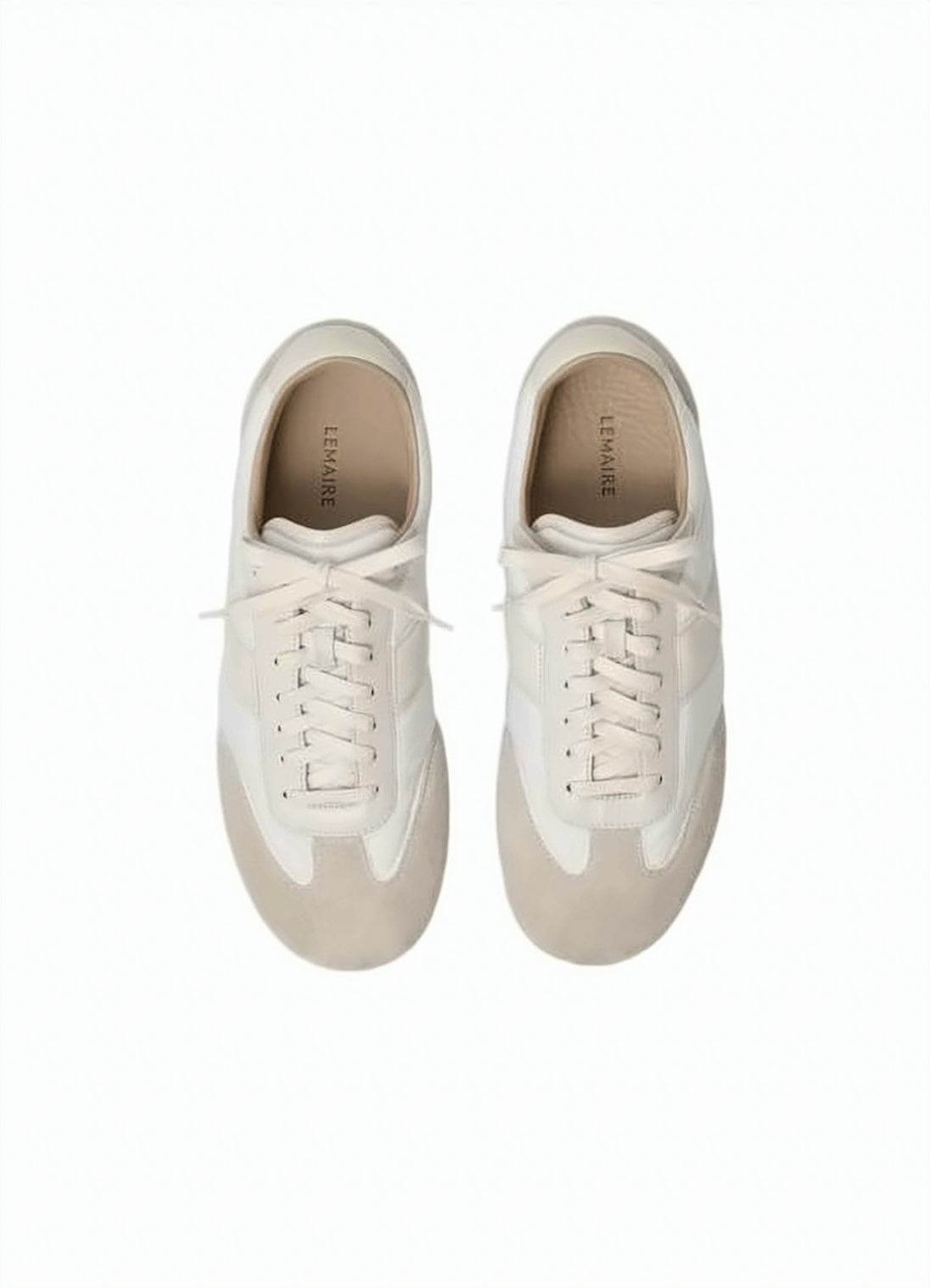 Low-Profile Sneakers With Nylon And Suede Overlays