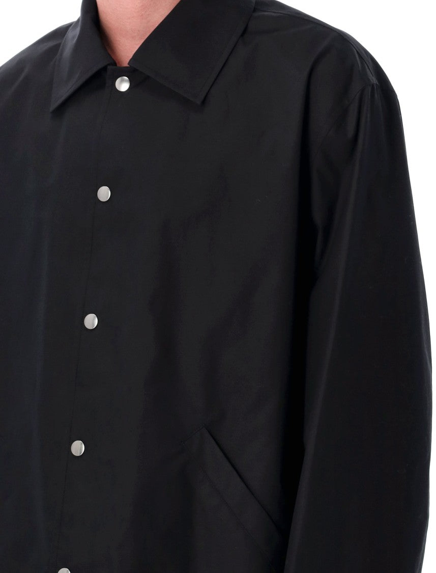 Relaxed Fit Black Cotton Jacket