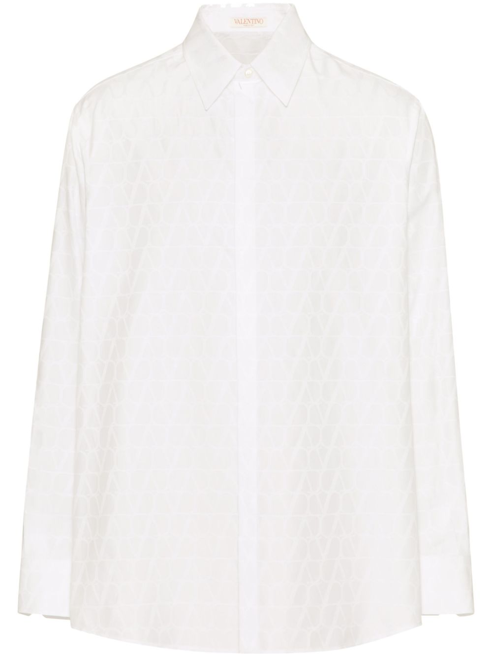 VLogo Signature Monogram Cotton Shirt