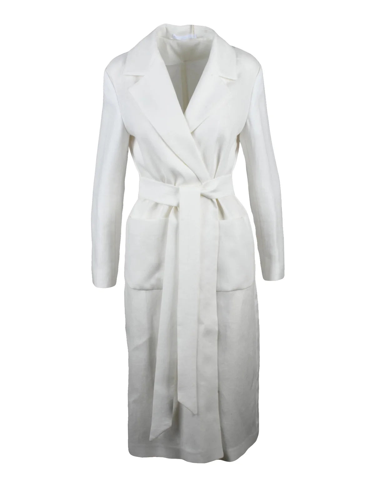 White Linen Duster Coat