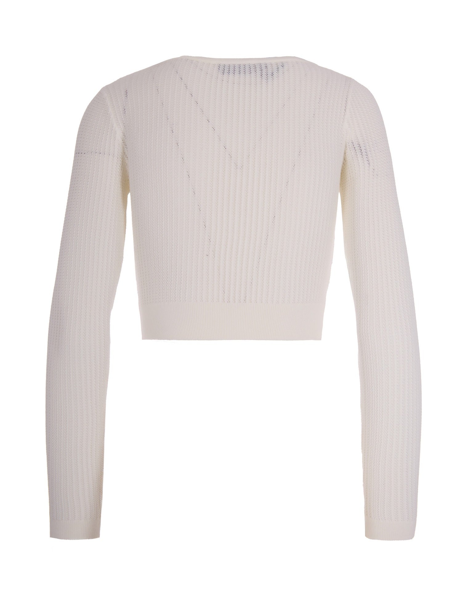 Knitted Top With Printed Logo