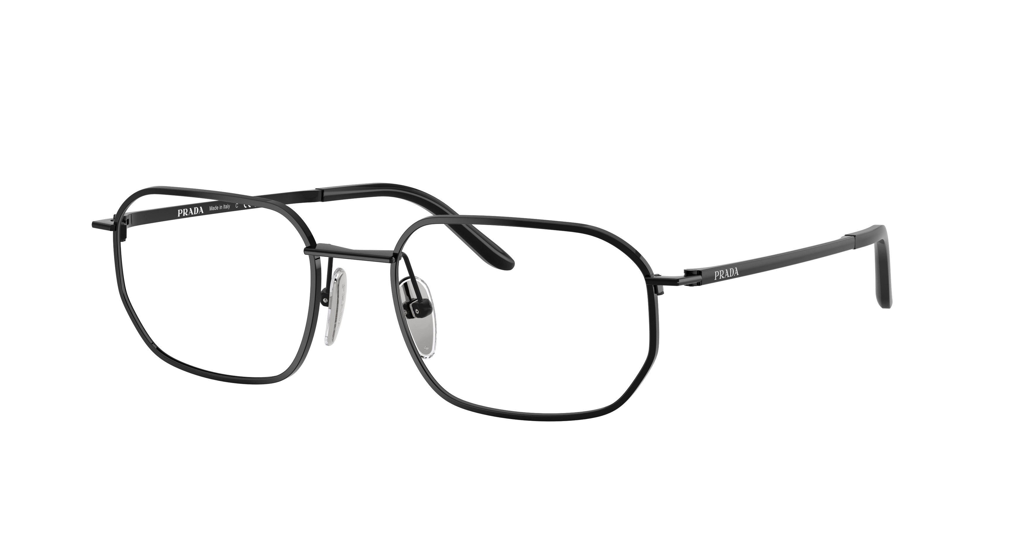 0pr D51v Geometric Metal Frame Sunglasses
