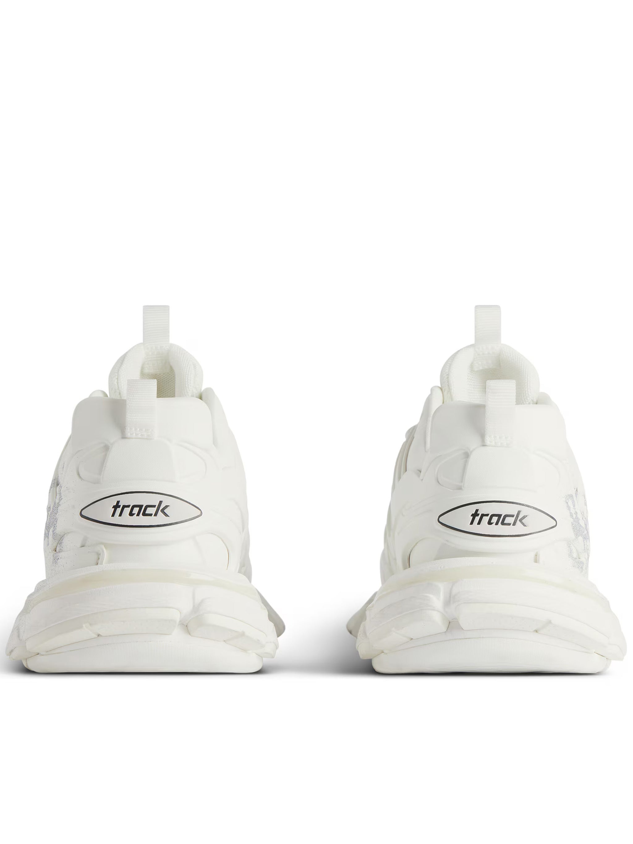 Neutral Track Embossed Chunky Sneakers