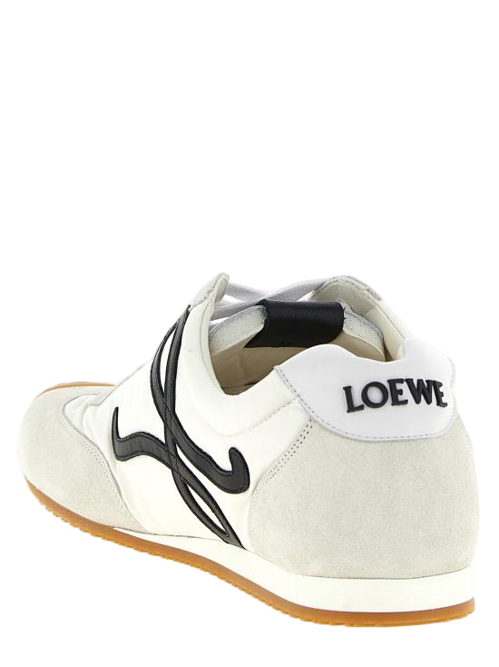 Calf Leather and Nylon Sneakers