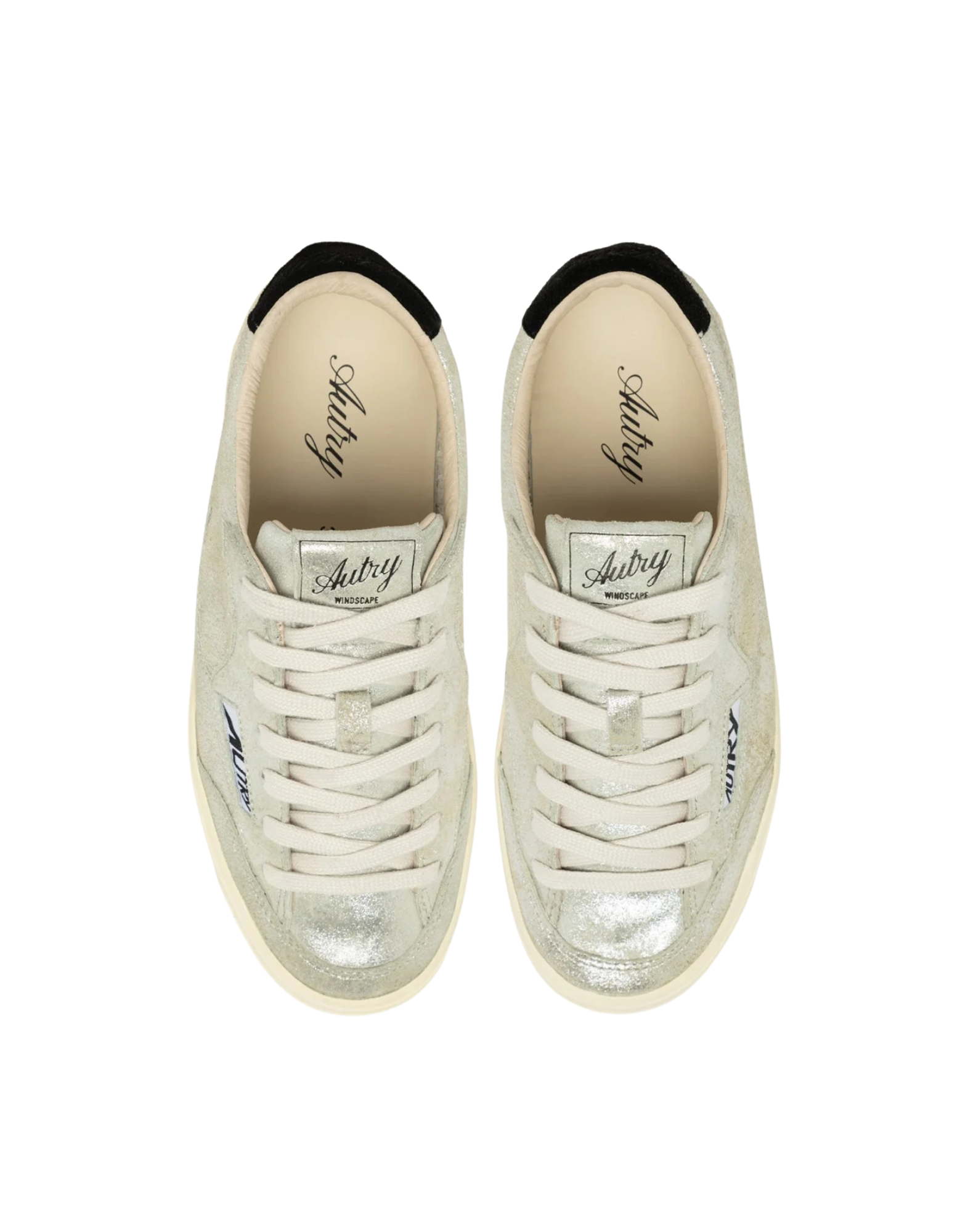 Windscape Low Women’s Silver/Black Sneakers