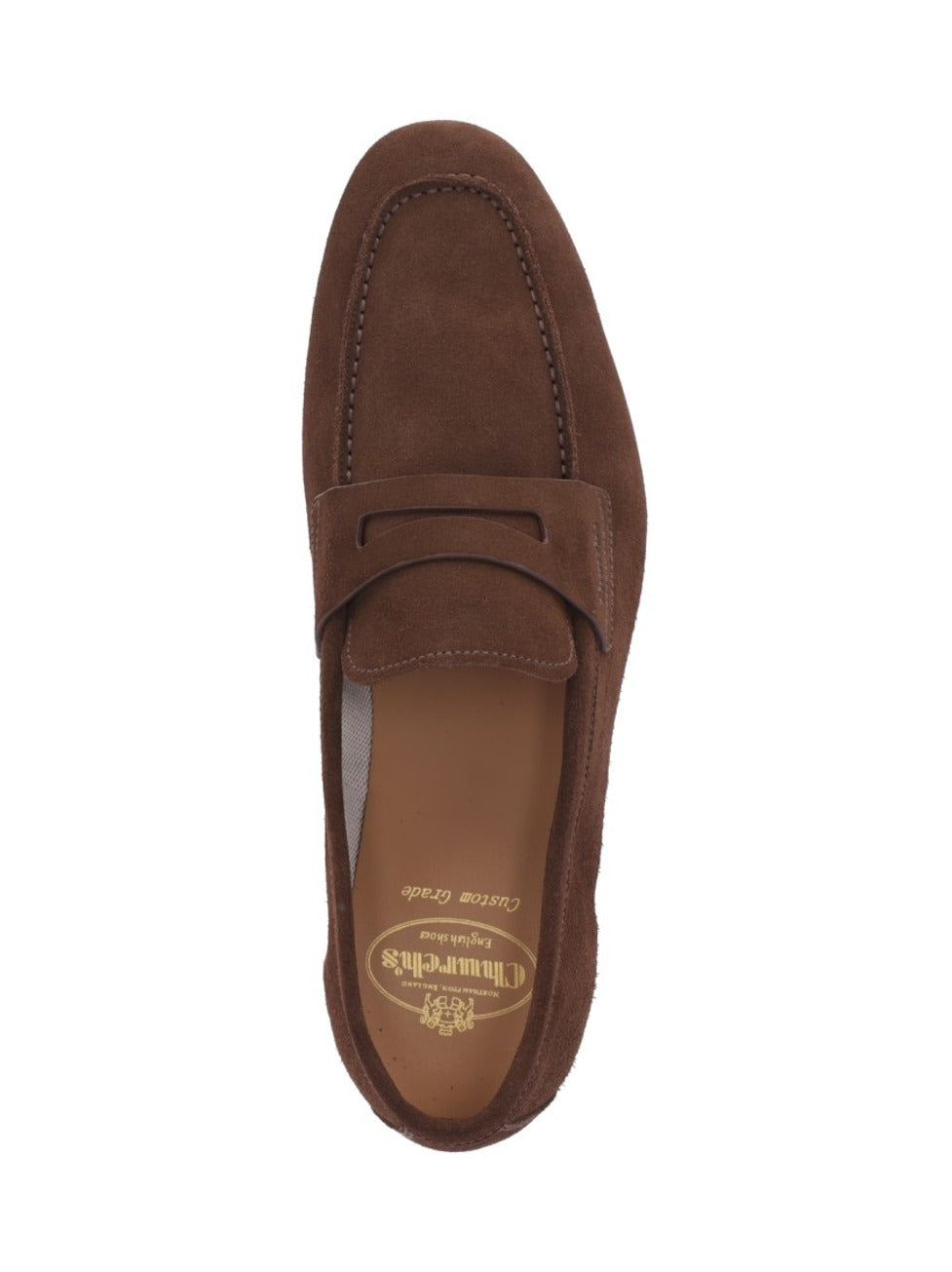 Brown Suede Slip-On Moccasins