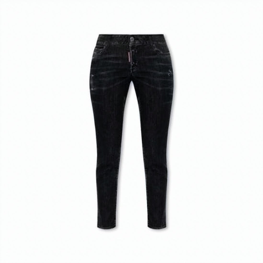 Slim-Fit Black Denim Jeans