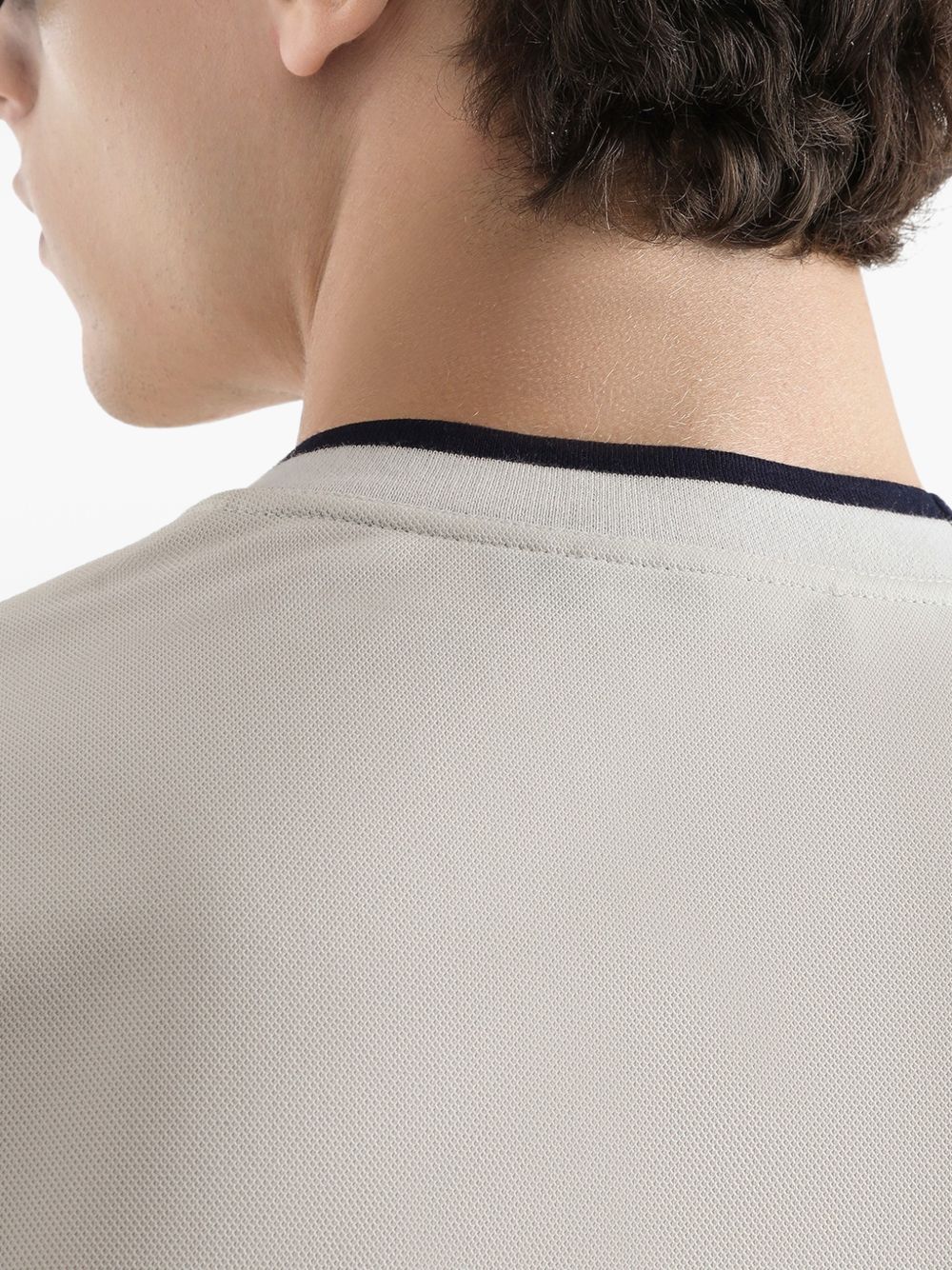 Short-Sleeve T-Shirt with Embroidered Emblem