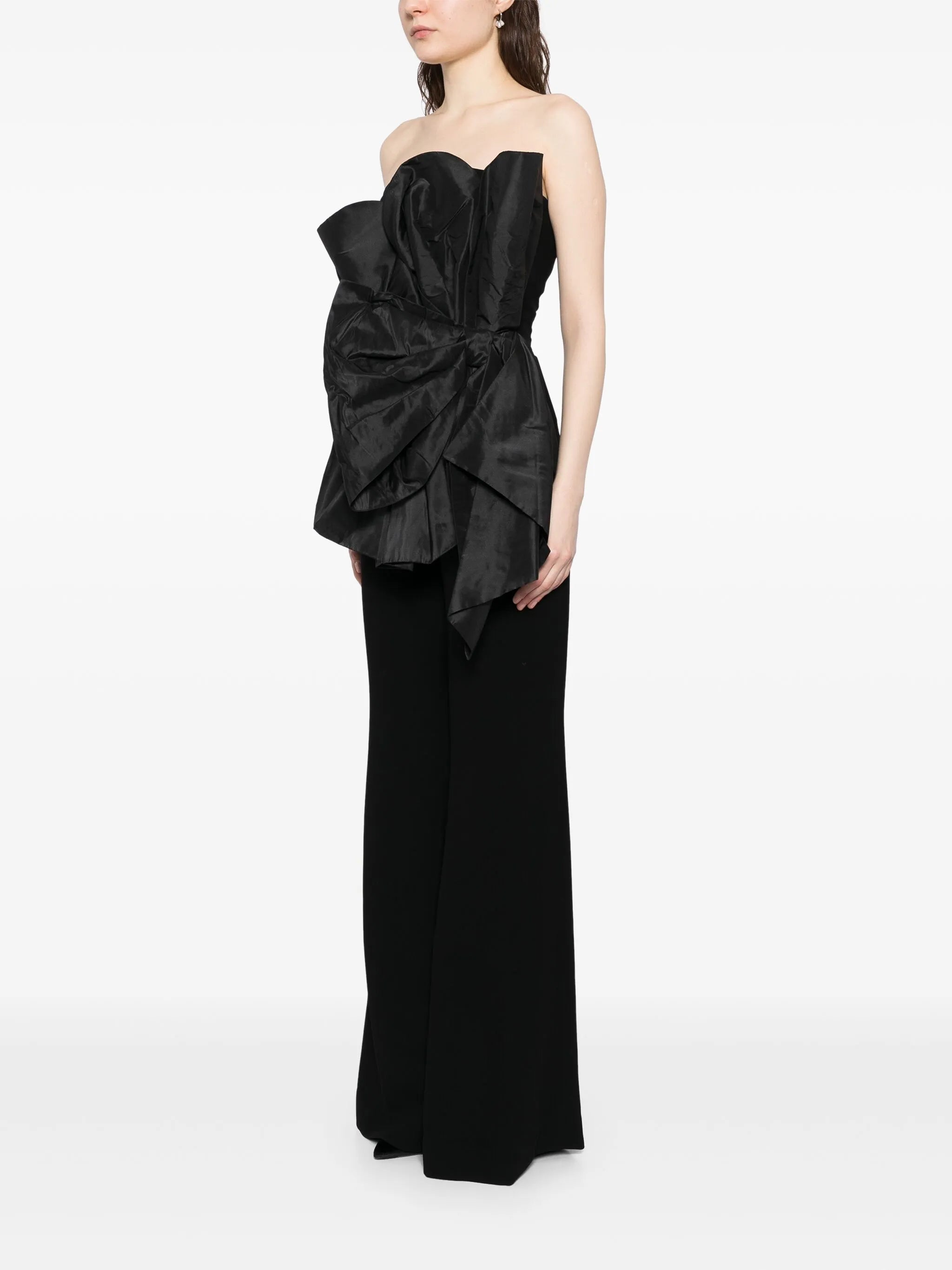 Voluminous Draped Moulage Jumpsuit