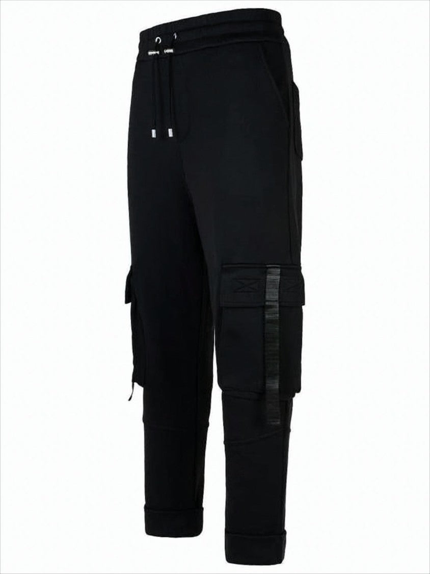 Relaxed Fit Cargo Pants with Elastic Waistband