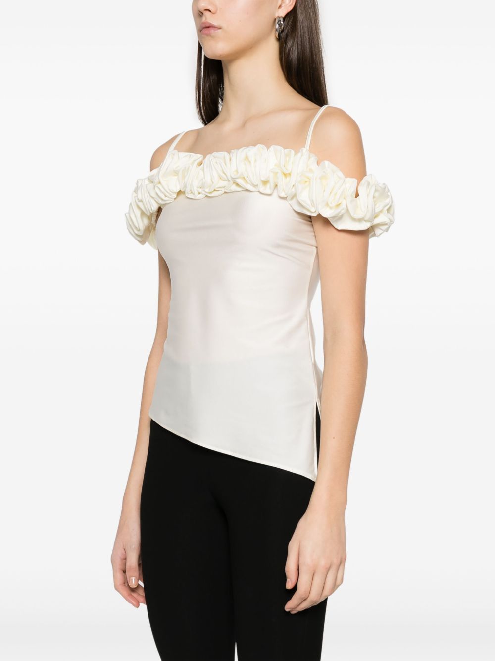 Asymmetrical White Top