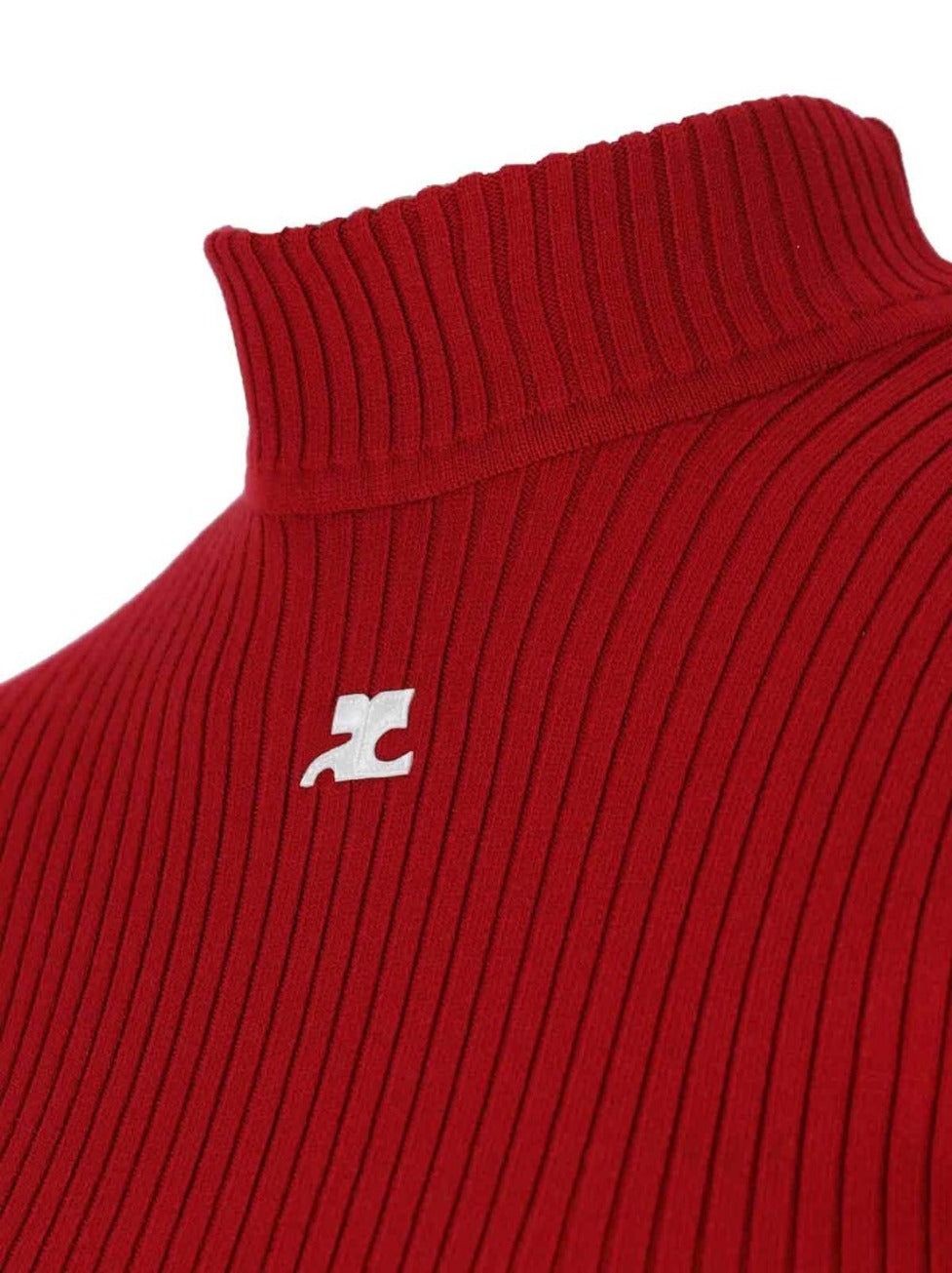 "Reedition" Ribbed Top – Red