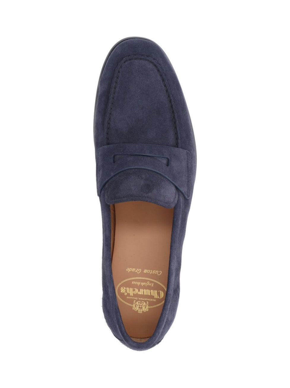 Suede Loafers – Navy