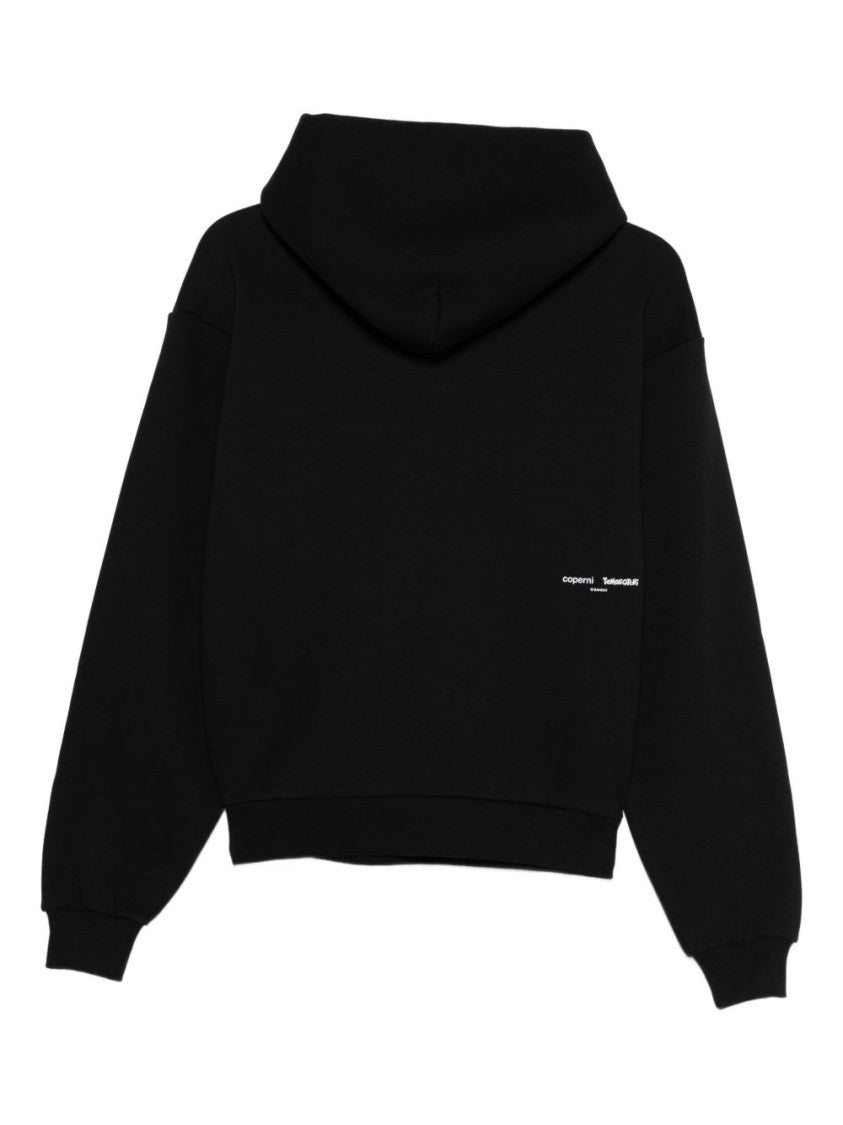 Relaxed Fit Cotton Sweatshirt with Hood