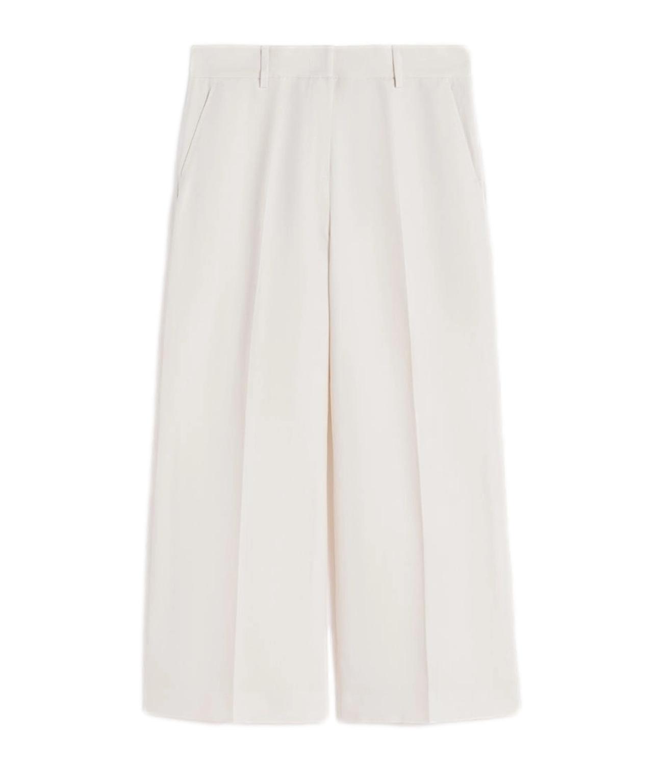 Ecru Wkdzircone Cotton Casual Trousers