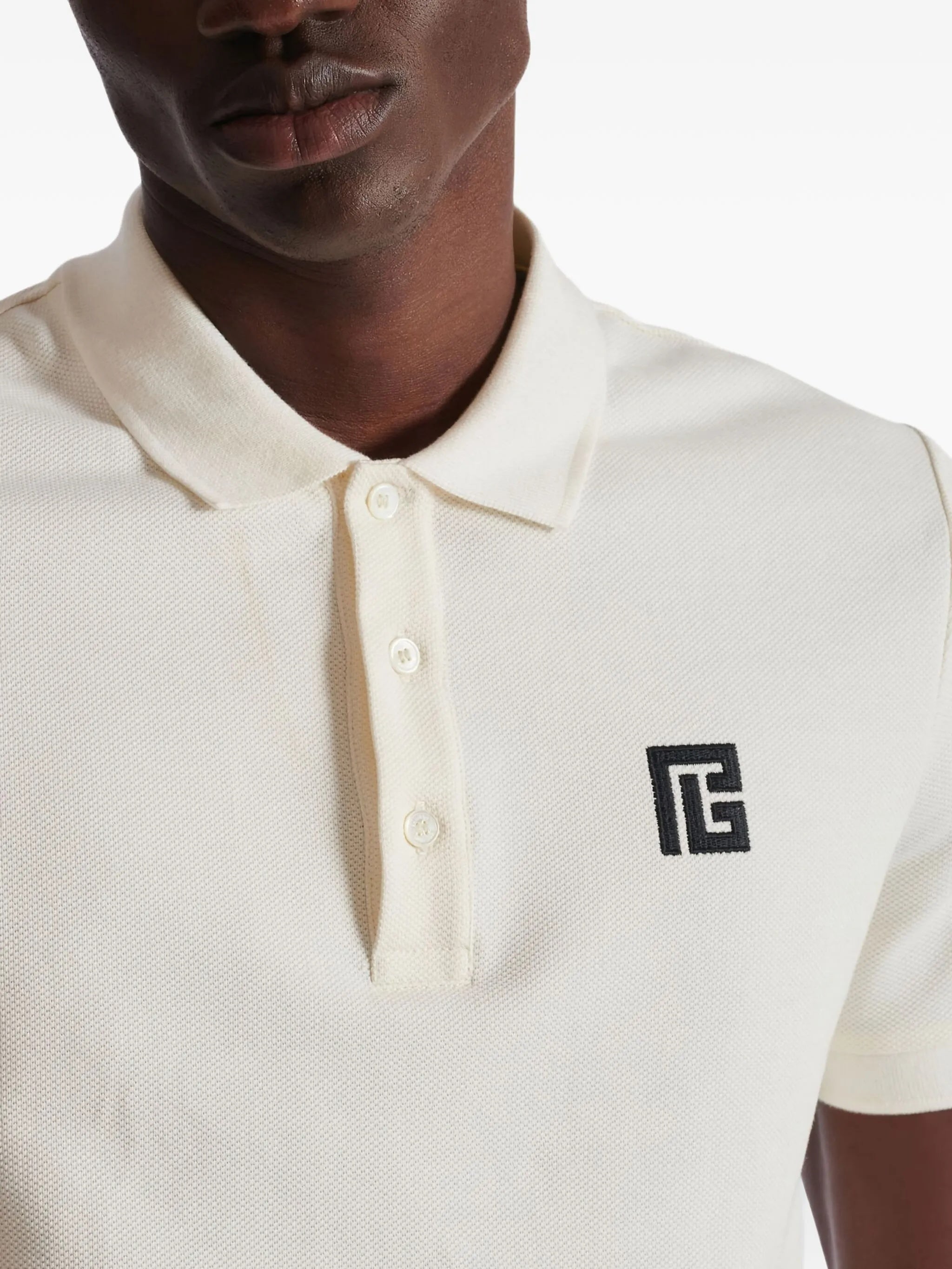 White Classic Ss Cotton Polo Shirt