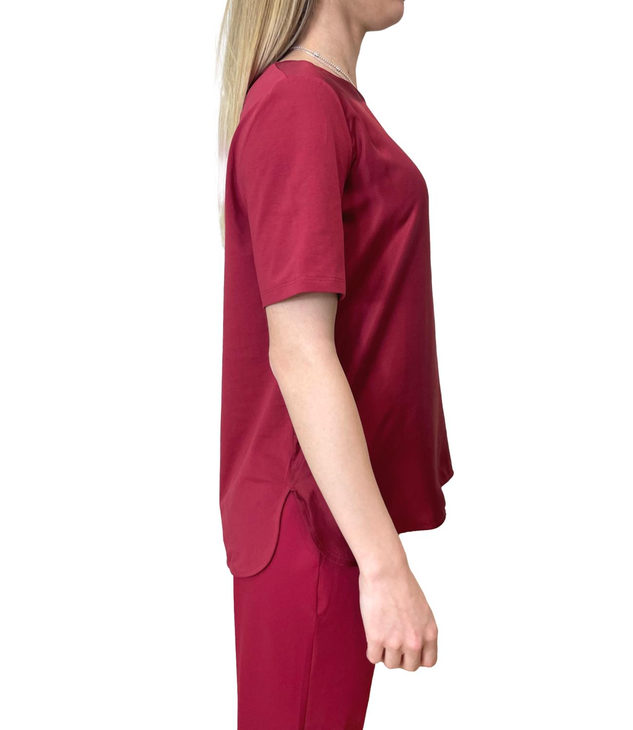 Red Mmlotre Cotton Knit Top