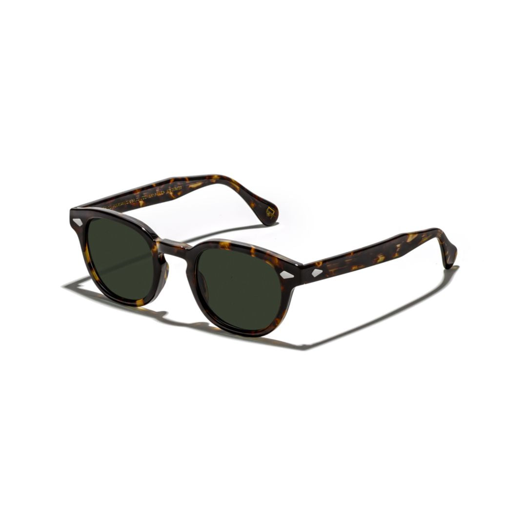 Or-Lem-S Lemtosh Sun Classic Round Frame Tortoiseshell Acetate Sunglasses