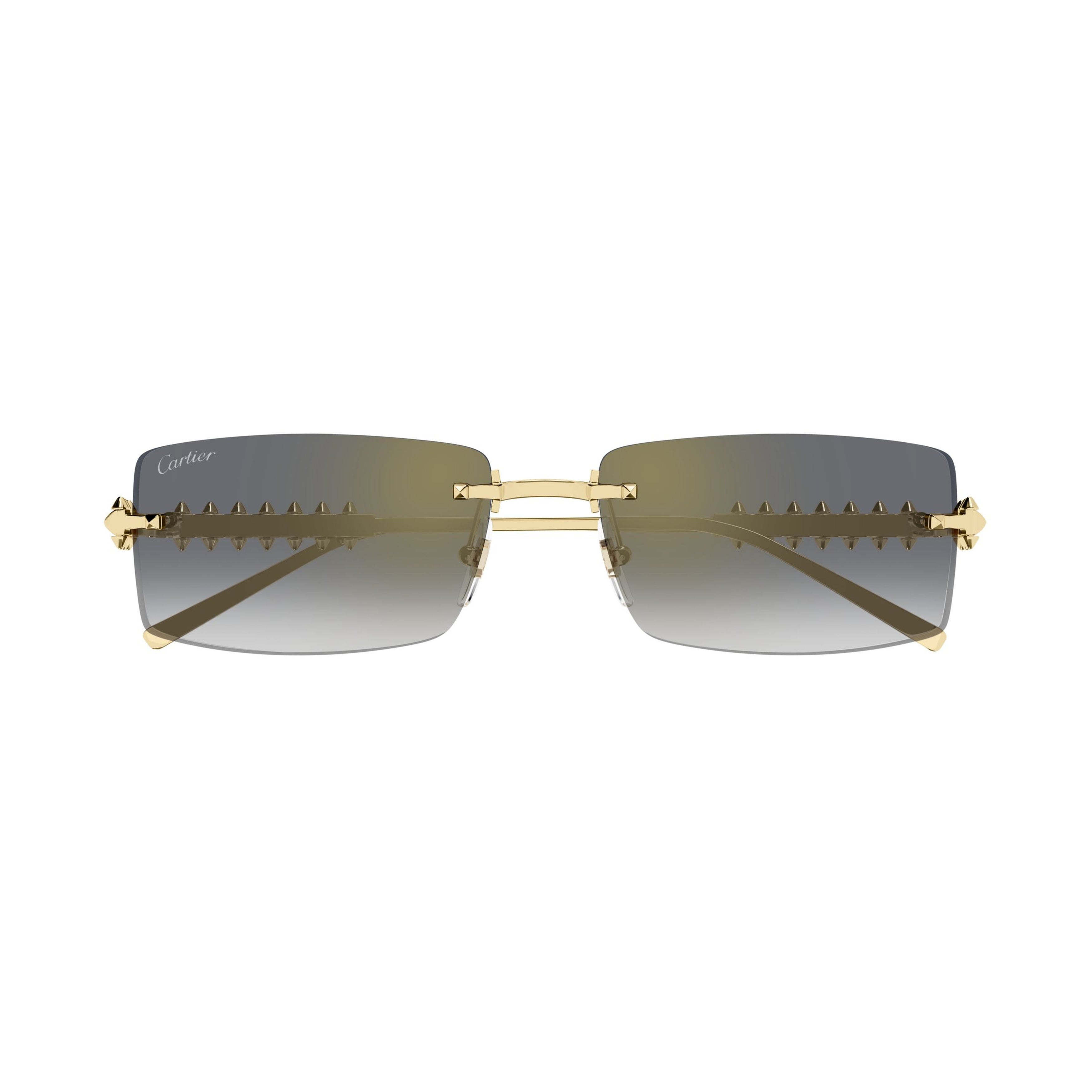 Ct0604s Rimless Rectangular Gradient Sunglasses