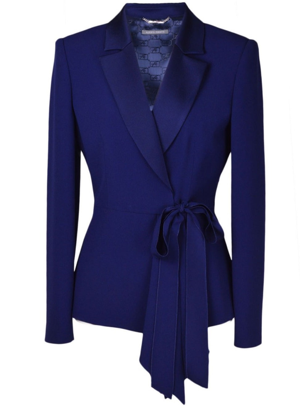 Blue Viscose Mixed Jackets