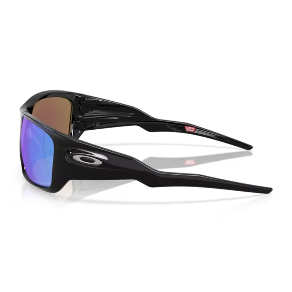 Oo9486 - Masseter Glossy Black Wraparound Sunglasses