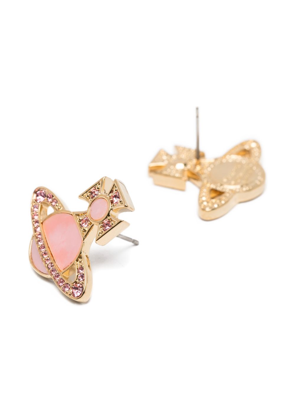 Orb Motif Crystal Embellishment Stud Earrings