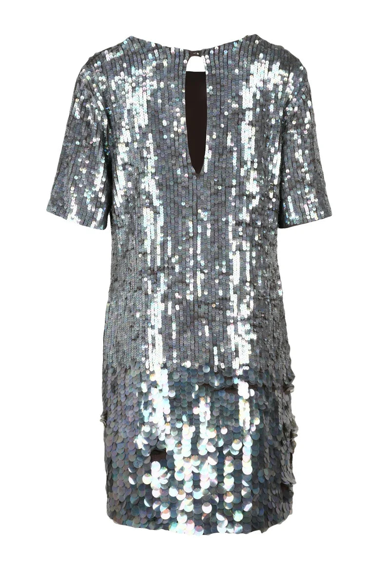 Sequin Dress - Silver