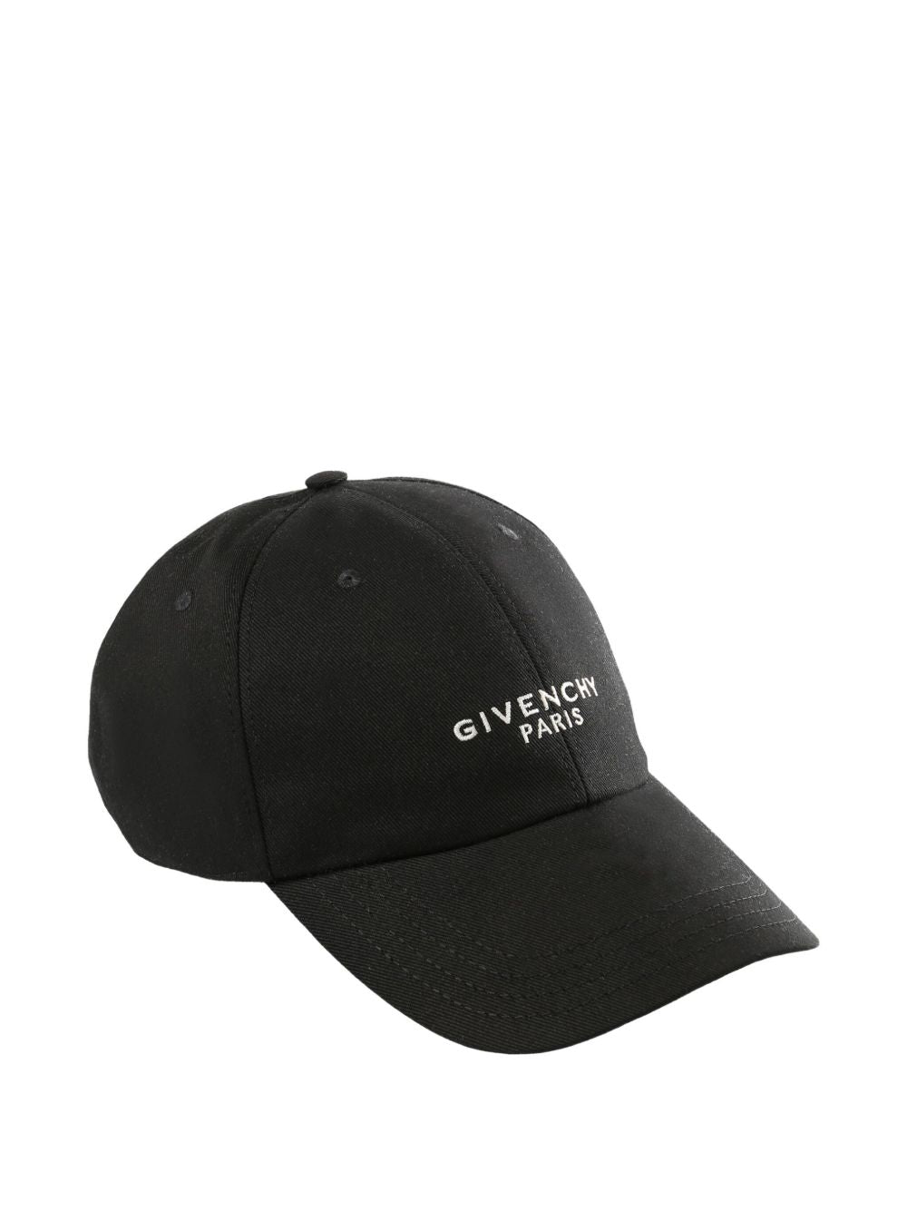 Curved Brim Black Baseball Cap