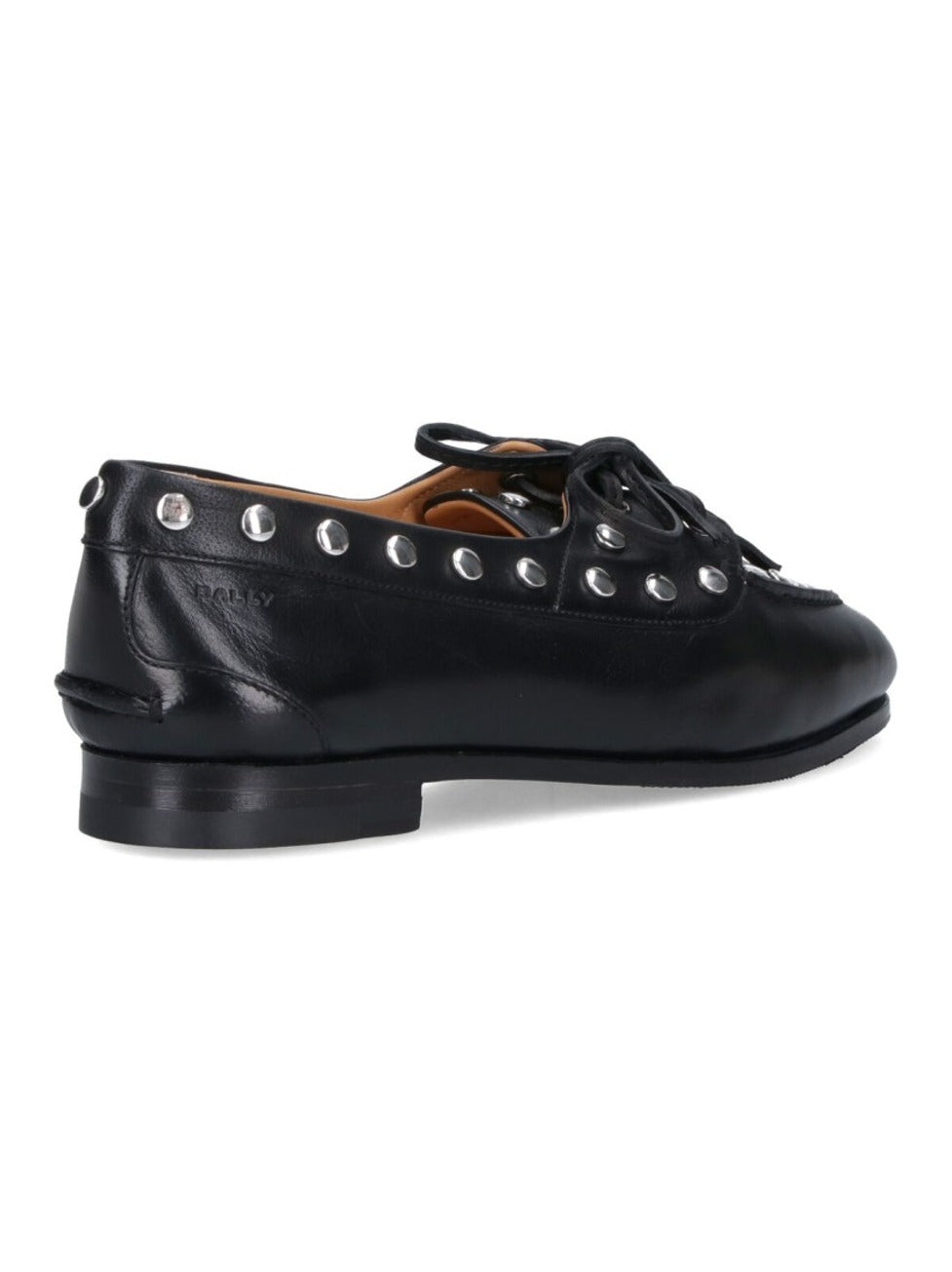 Pointed Toe Slip-On Moccasins With Lace Closure