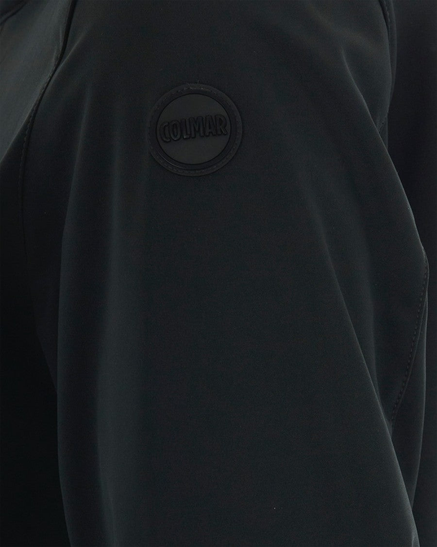 High Collar Black Jacket