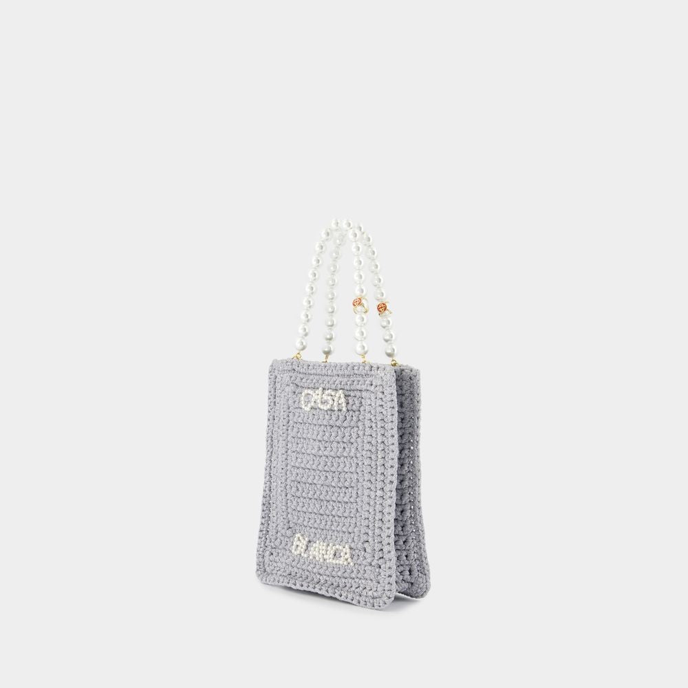 Pearl Mini Torba na Zakupy - Syntetyczna - Szara
