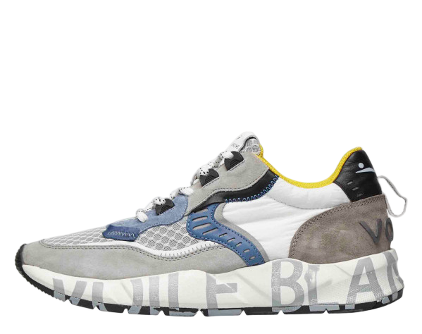 Sporty Blue Sneakers With Technical Fabric