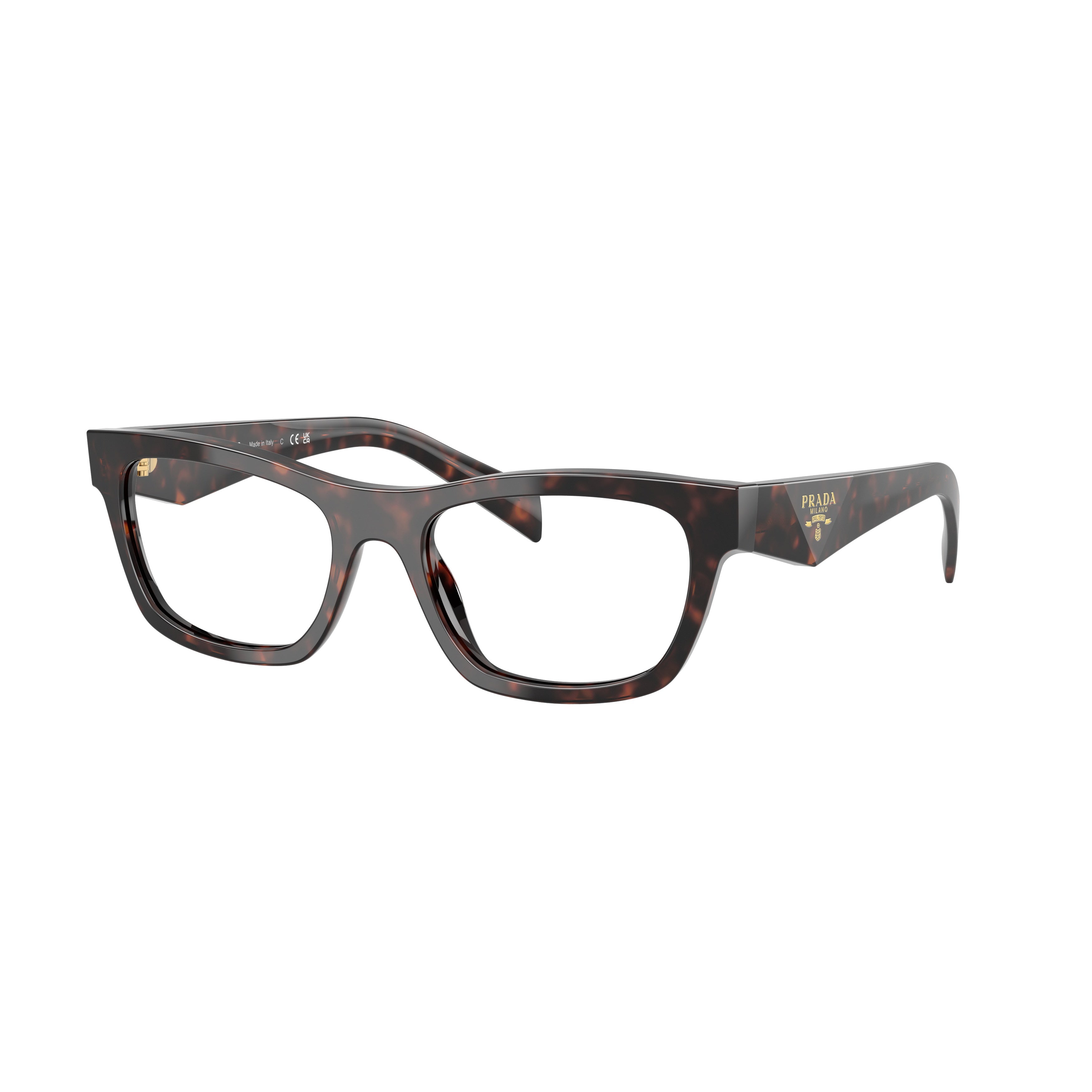 0pr B01v Rectangular Tortoiseshell Acetate Eyeglasses
