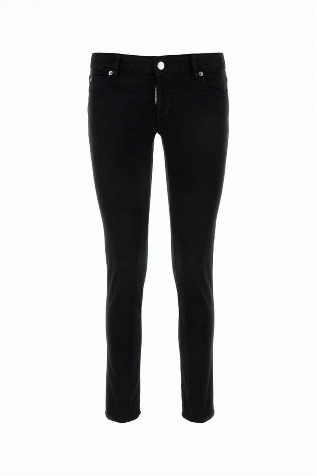 Slim-Fit Cropped Denim Pants