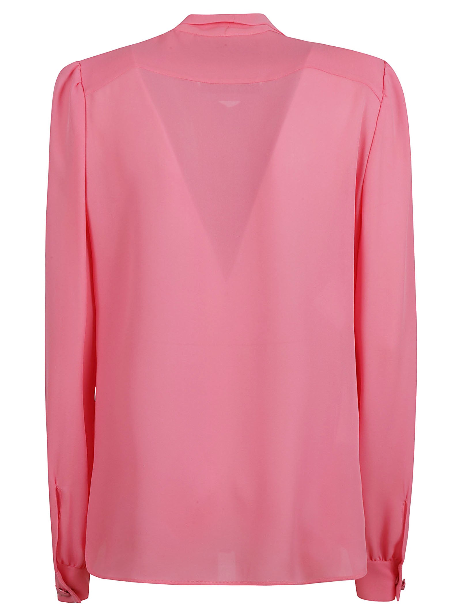 Fitted Fuchsia Shirt with Classic Collar