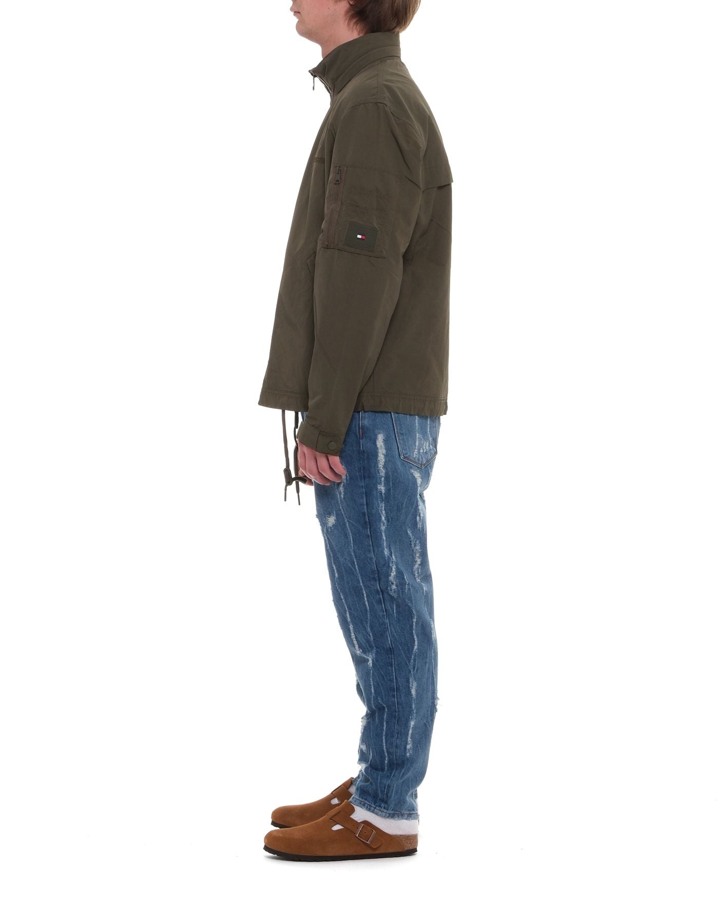 Water-Resistant Folding Jacket With Functional Design