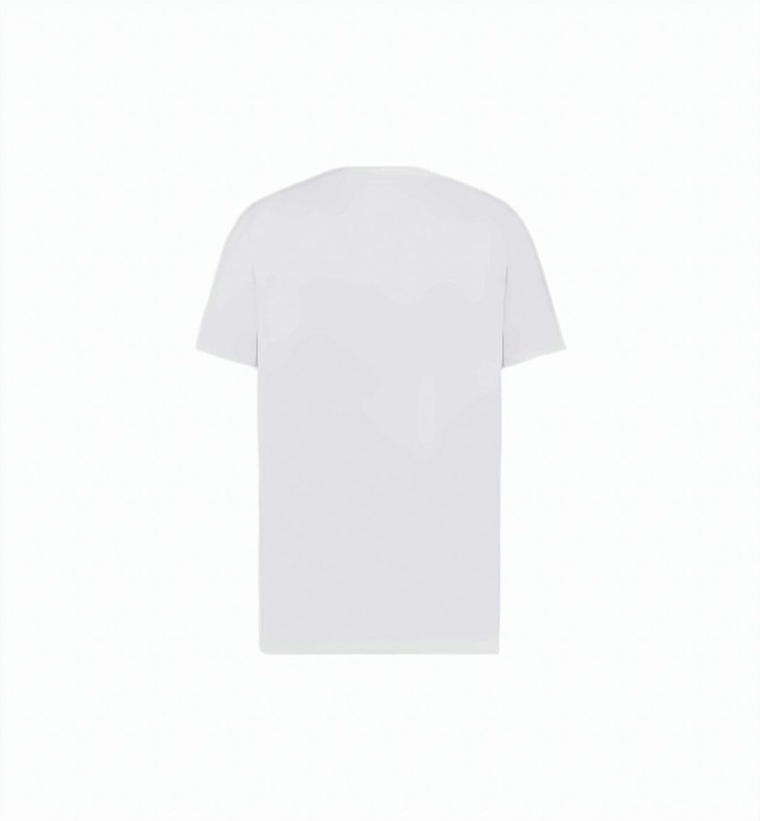 Short-Sleeve Cotton T-Shirt with Tonal Logo