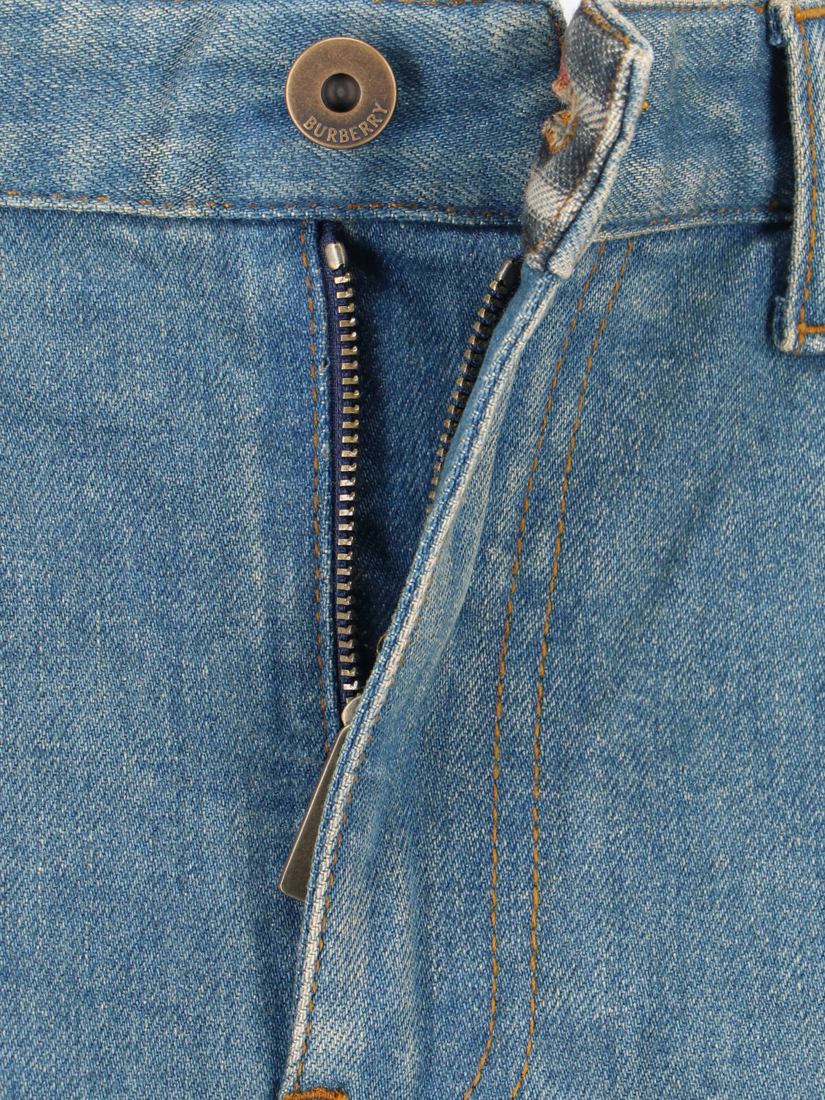 Bootcut Jeans In Blue Cotton Denim
