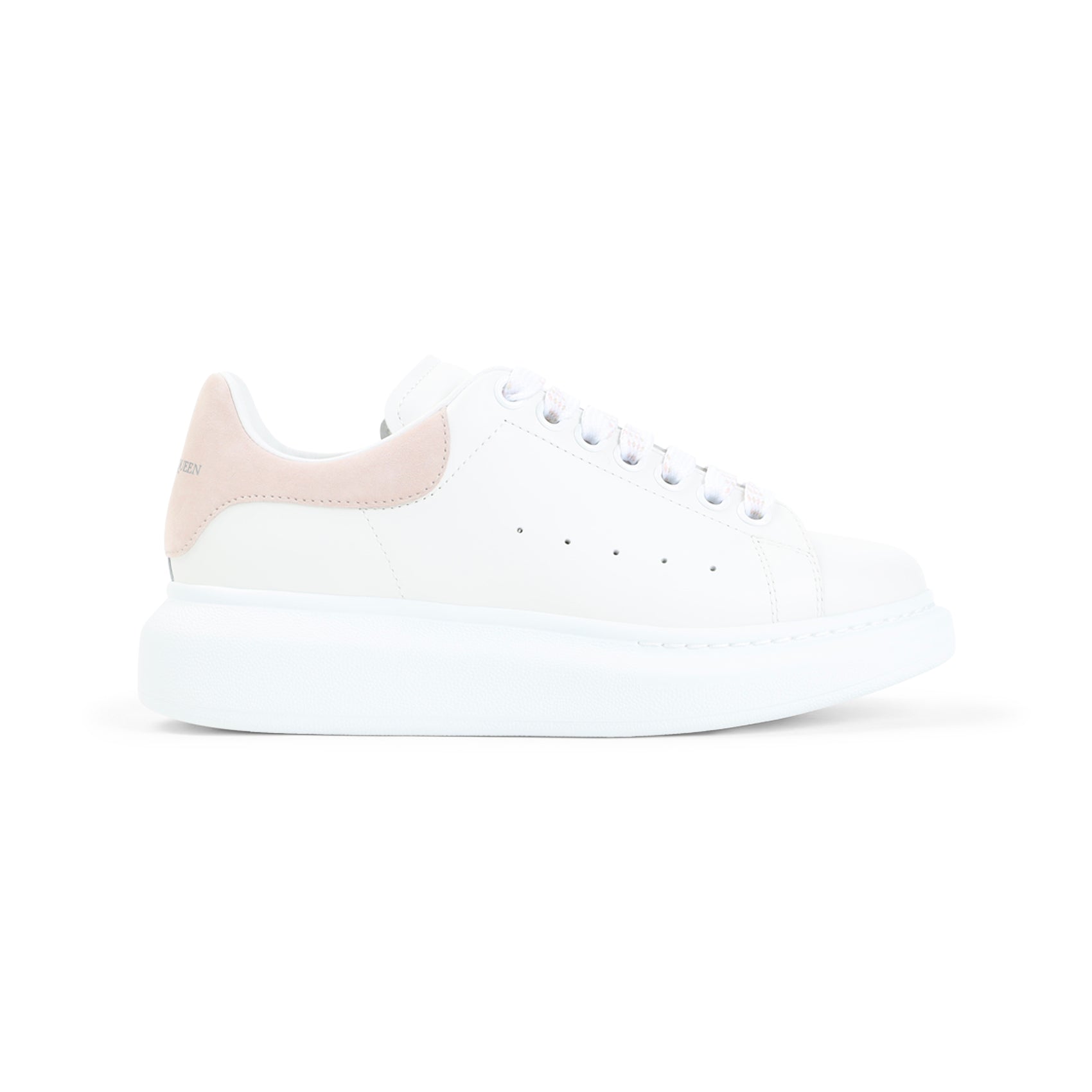Calf Leather Sneakers with Elevated Rubber Sole