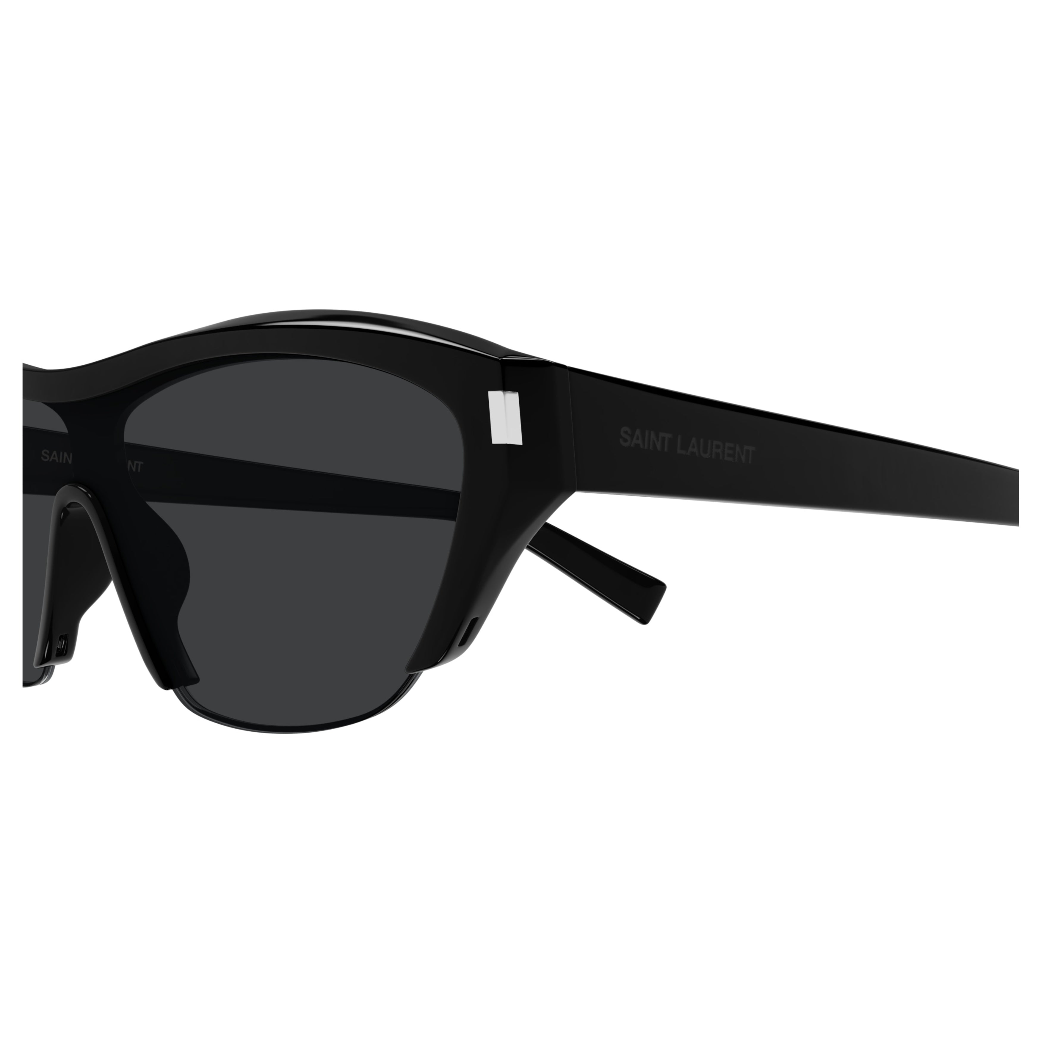 Sl 704 Angular Frame Black Sunglasses