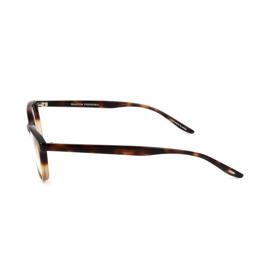Bp5029 492fw Tortoiseshell Rectangular Eyeglasses with Subtle Cat-Eye Shape