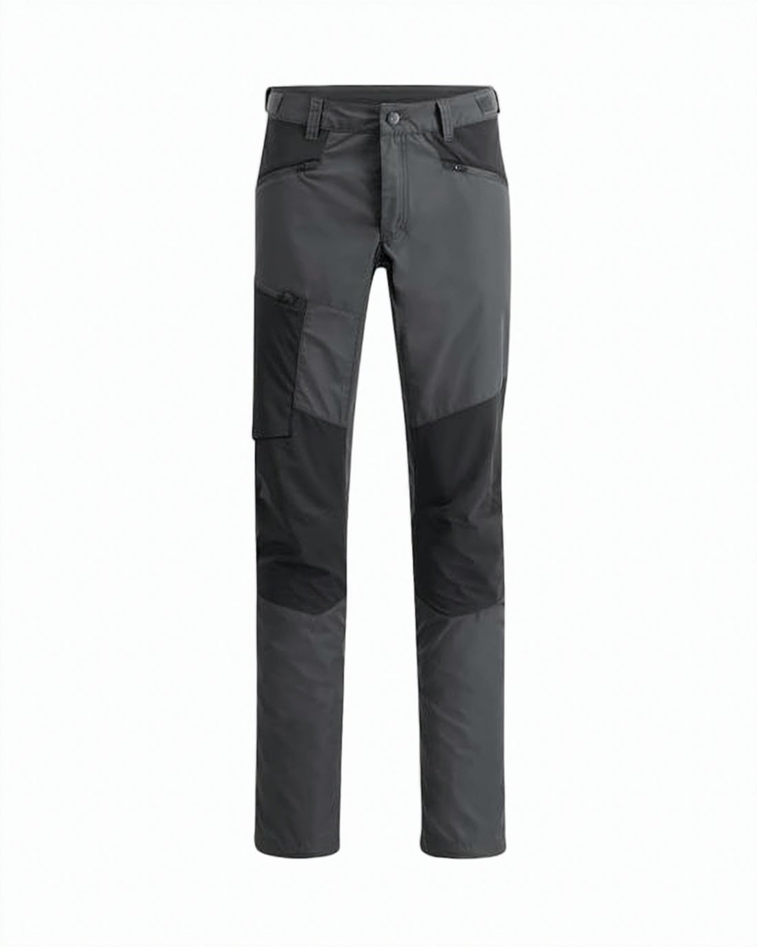 Durable Straight Pants With Knee Reinforcements