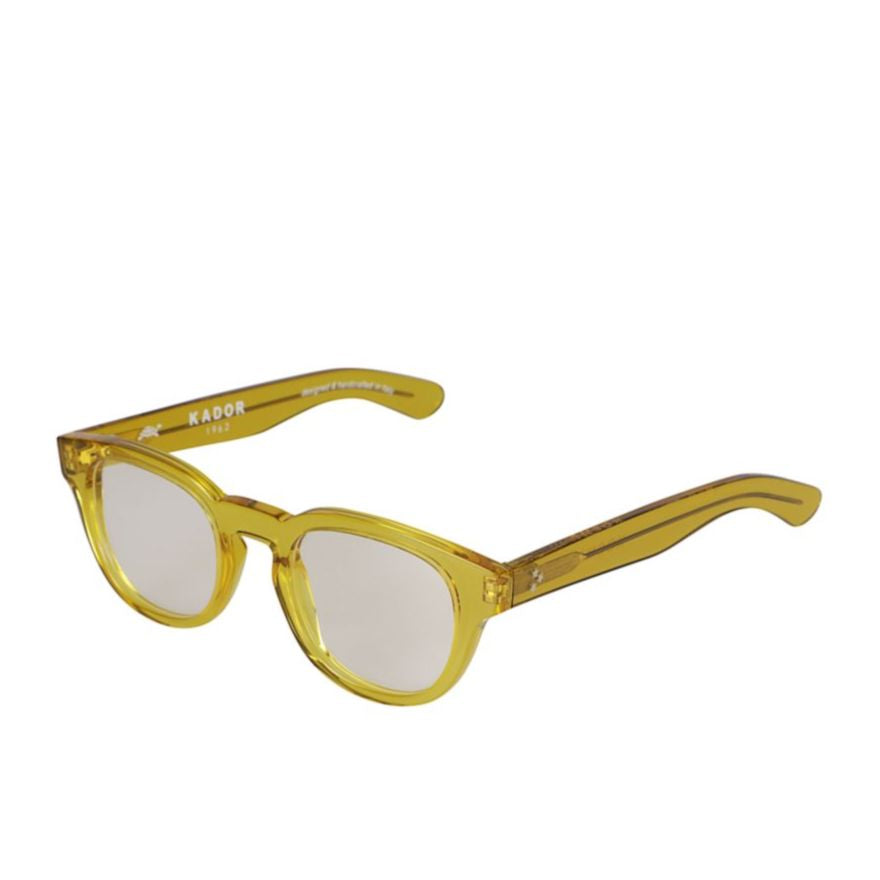 Kosmo Star Translucent Yellow Acetate Sunglasses