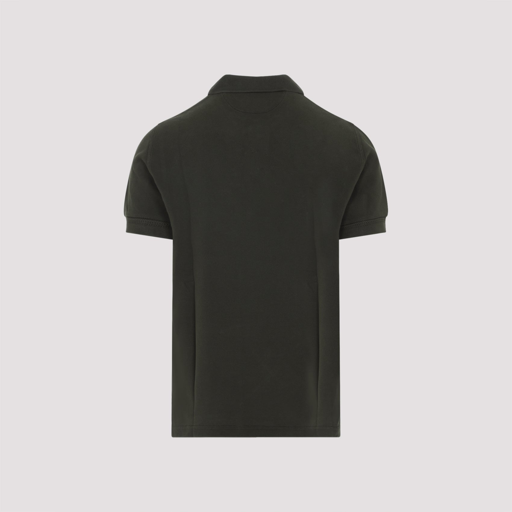 Tailored Polo Shirt In Lyocell-Cotton Blend