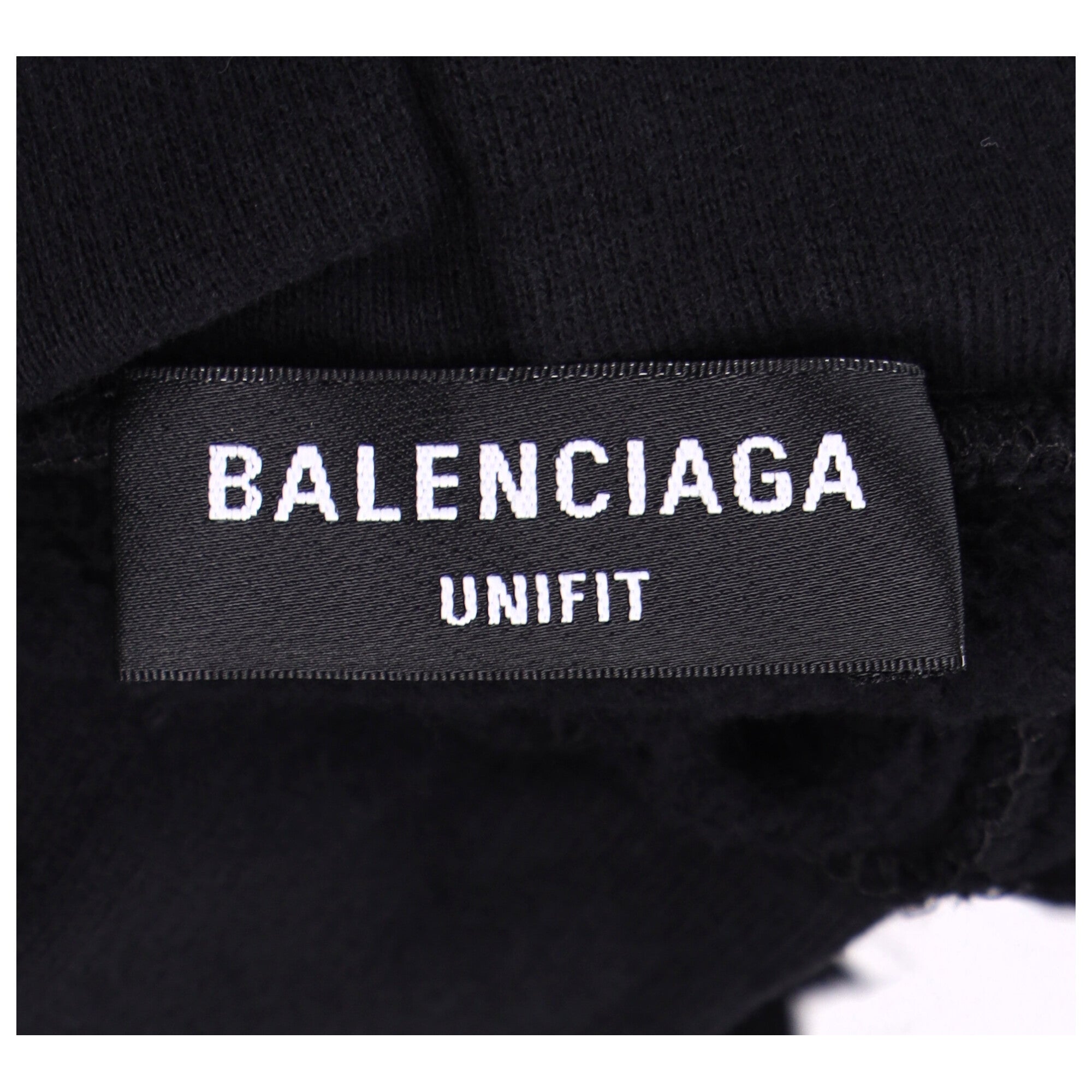 Black Free No Rib Hoodie