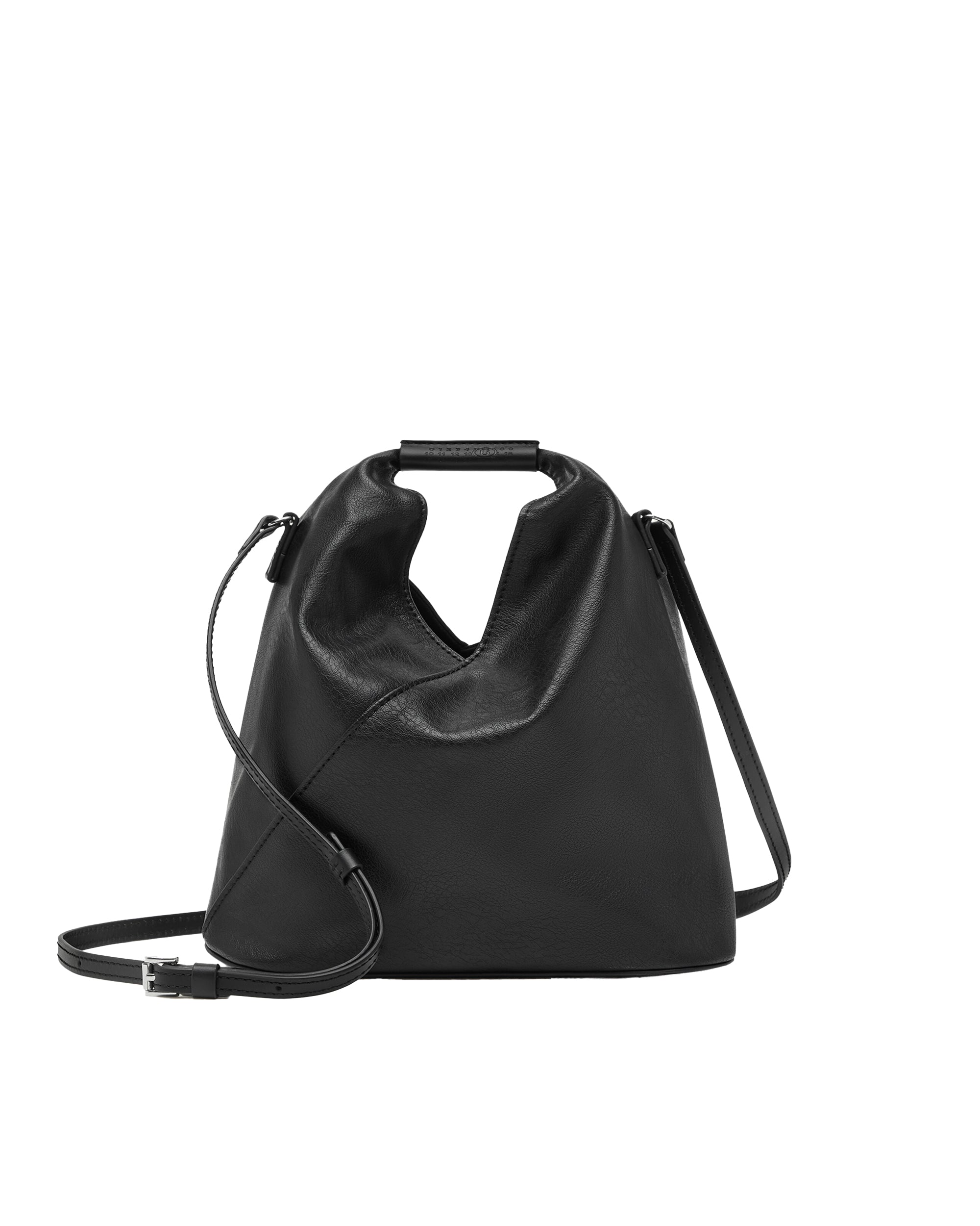 Triangular Silhouette Shoulder Bag with Distinctive Numeric Logo