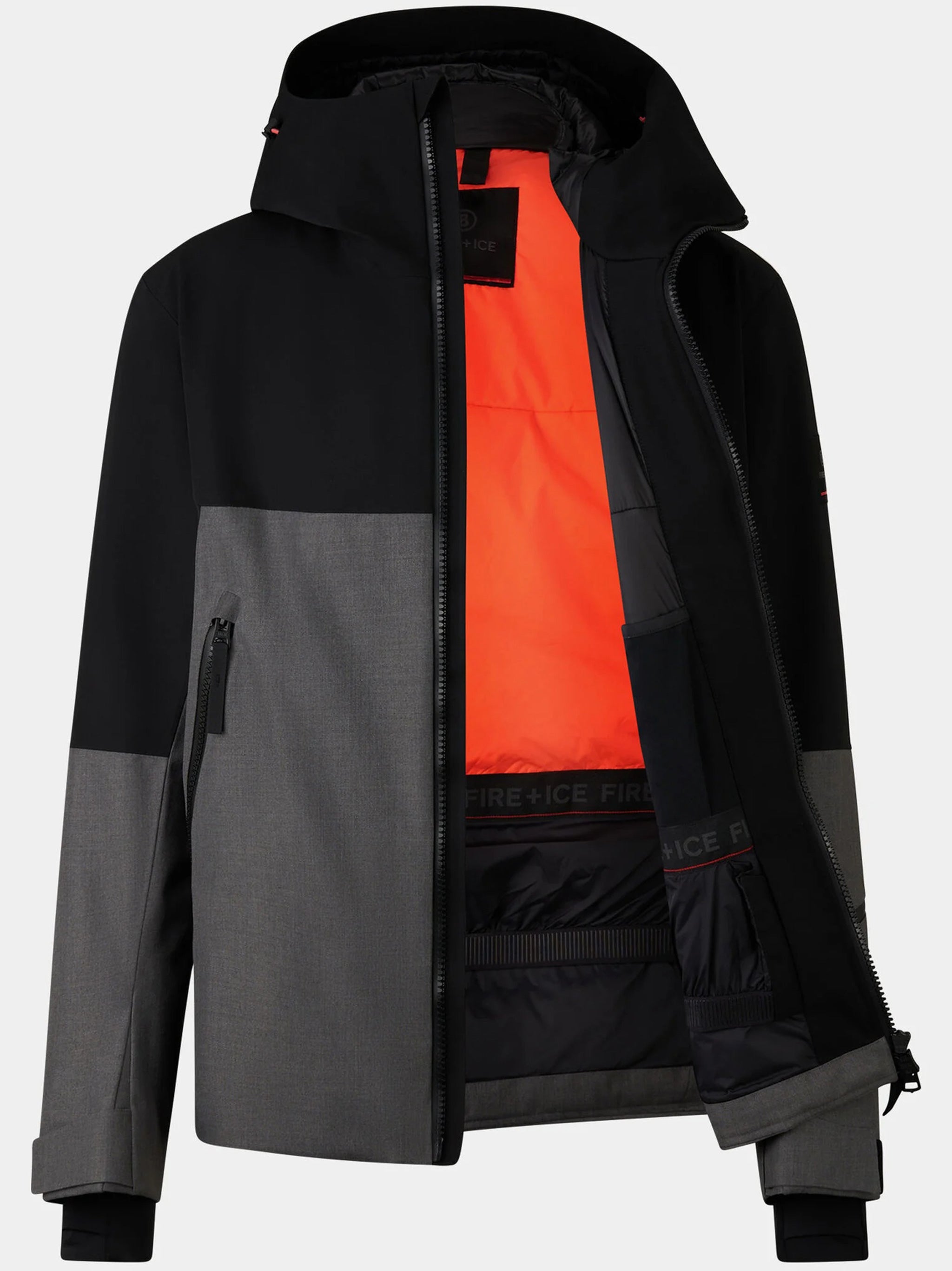 Dyre-T Two-Tone Hooded Ski Jacket