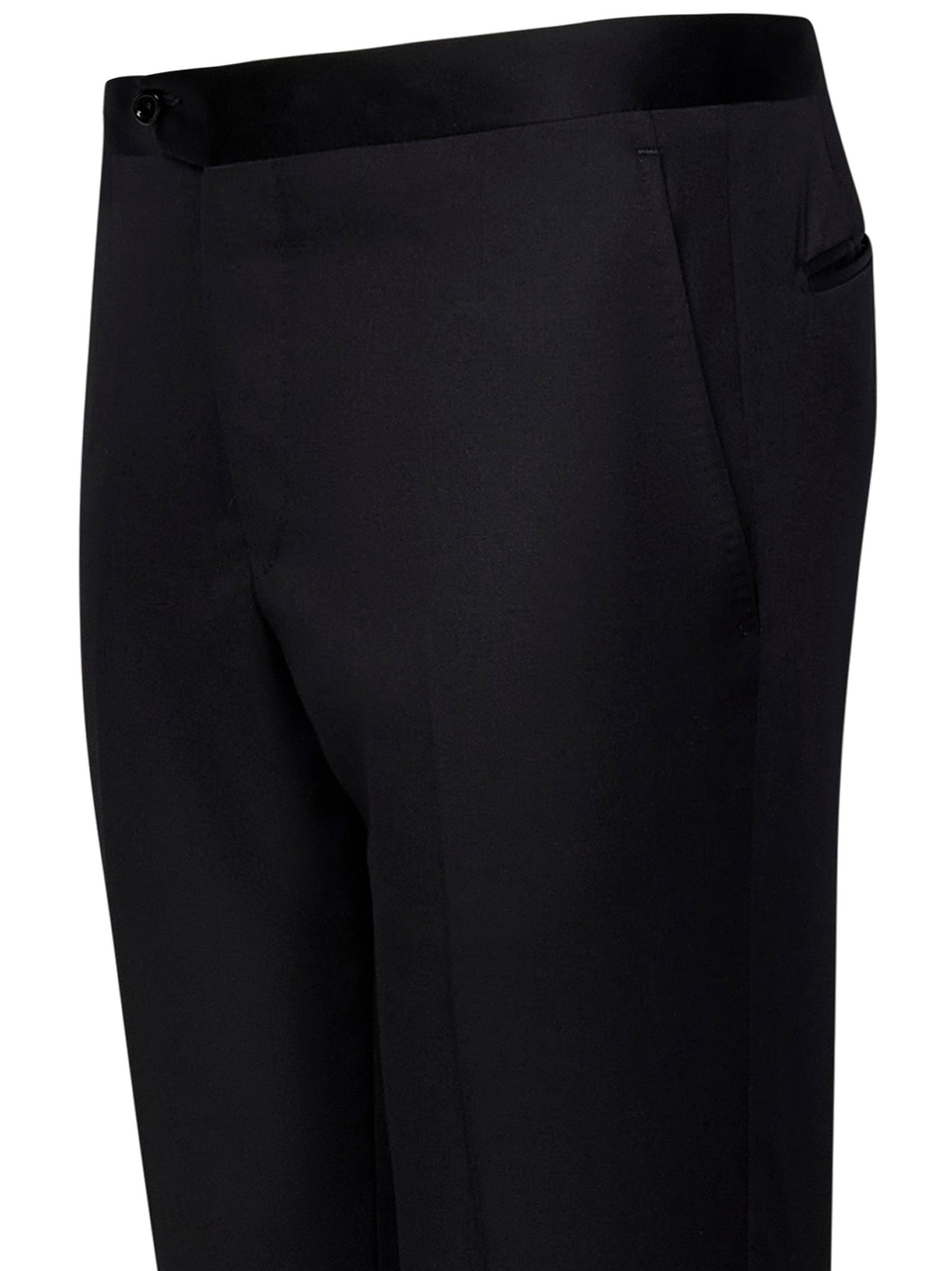Tailored Trousers In Black Virgin Wool