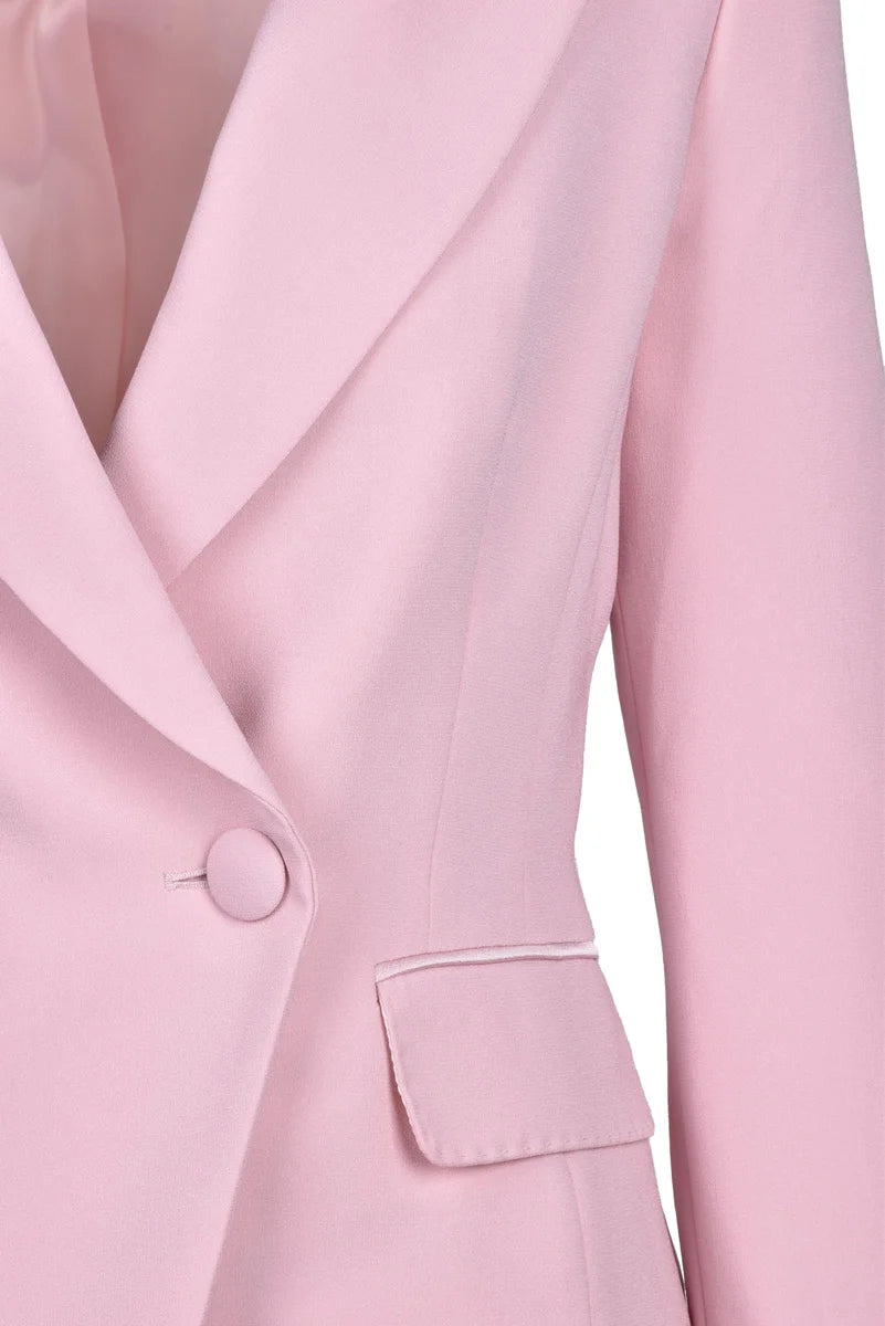 Tailored Pink Bolero Jacket